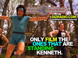 "Only film the ones that are standing Kenneth."