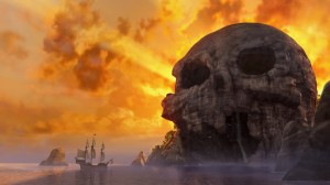 Skull Rock takes shape and pays tribute to Pan's home in The Pirate Fairy