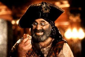 Bob Hoskins playing Hook's trusty side kick in 'Hook'