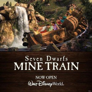 The Mine Train is Open for Visitors to the Magic Kingdom