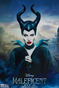Angelina as the Baddie Maleficent