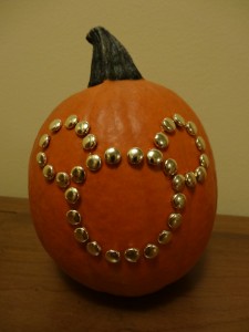 Studded Mickey Mouse Pumpkin