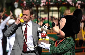 Neil Patrick Harris and Mickey Mouse Durign the Opening Number of the 2013 Christmas Day Parade