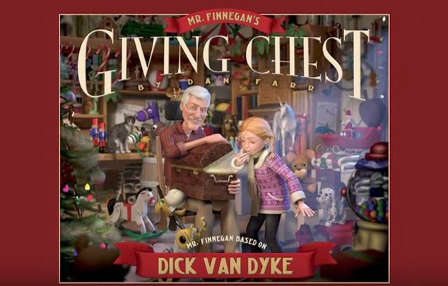Dick Van Dyke and the Christmas Book: Mr. Finnegan’s Giving Chest by Dan Farr