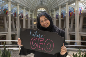 Girl Up Leader Miriam Farooq, 16 (pictured here), spends her time advocating for girls’ and women’s issues across Asia. The image is part of #DreamBigPrincess, a global photography campaign celebrating inspiring stories from around the world to encourage kids to dream big.
