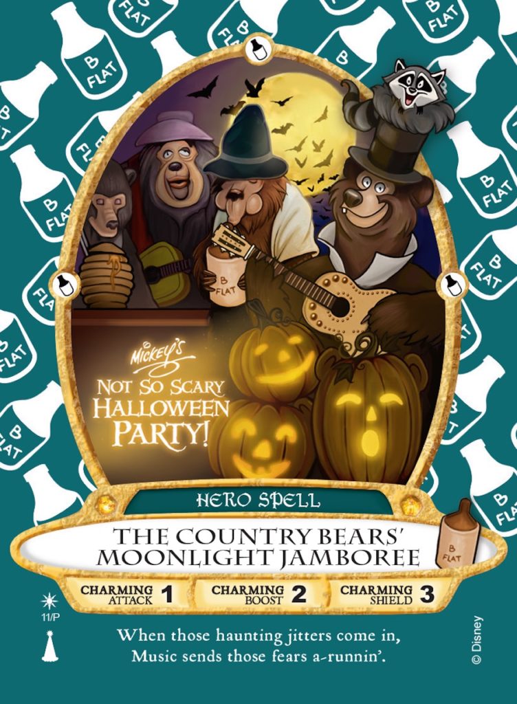 Sorcerers of the Magic Kingdom Gets Ready for the Five Bear Rugs as 'Country Bears' Card Comes to Mickey's Not-So-Scary Halloween Party