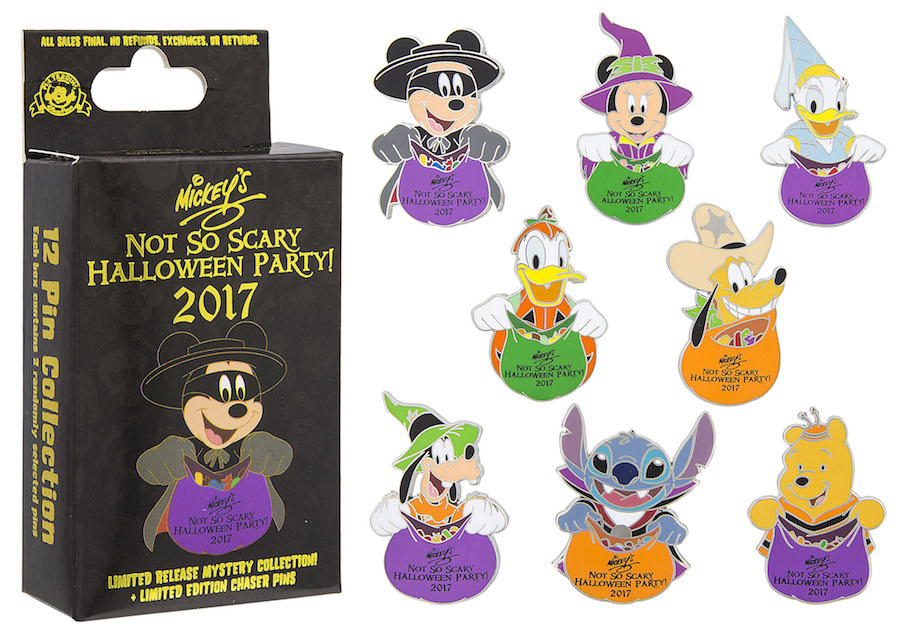 Mickey's Not-S-Scary Halloween Party Pins 2017