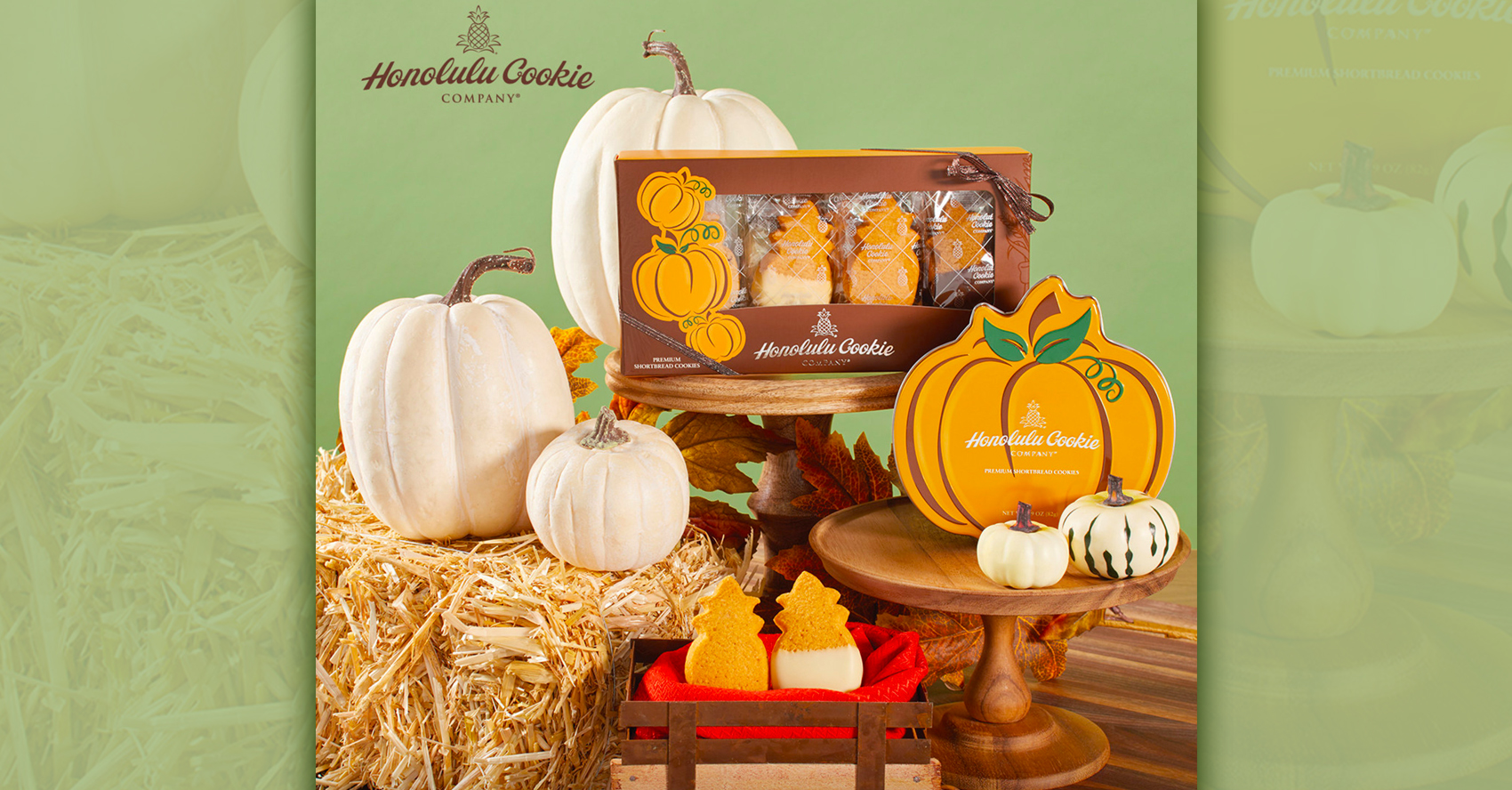 Pumpkin Shortbread Cookies Return For A Limited Time To Honolulu Cookie Company and at Disney's Polynesia Village Resort & The Aulani