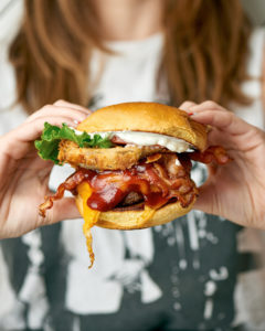 The Texan Burger at Black Tap Craft Burgers & Beer.