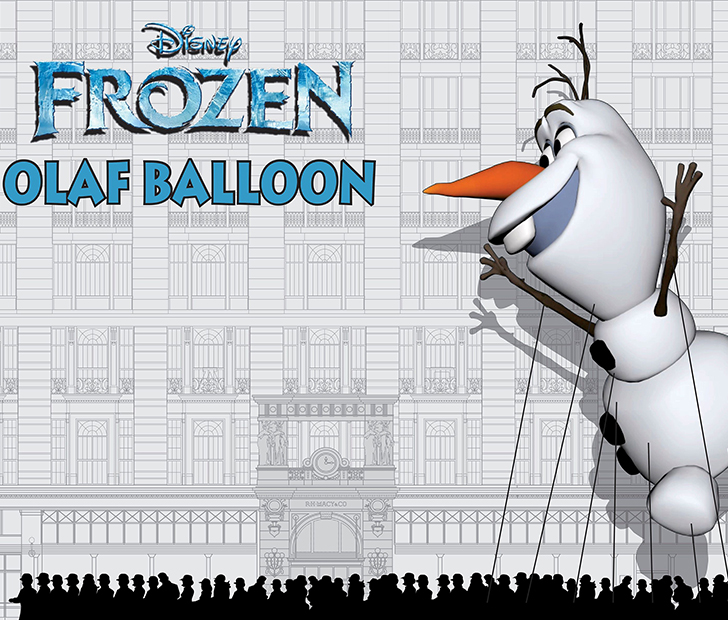 Disney Frozen’s Olaf Balloon Debuts in the 2017 Macy's Thanksgiving Day Parade!