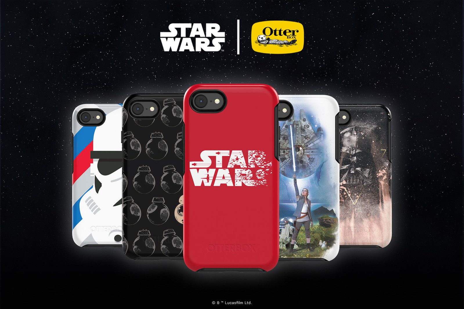 From Star Wars: A New Hope to Star Wars: The Last Jedi, OtterBox has a protective iPhone Symmetry Series case for every Star Wars fan.