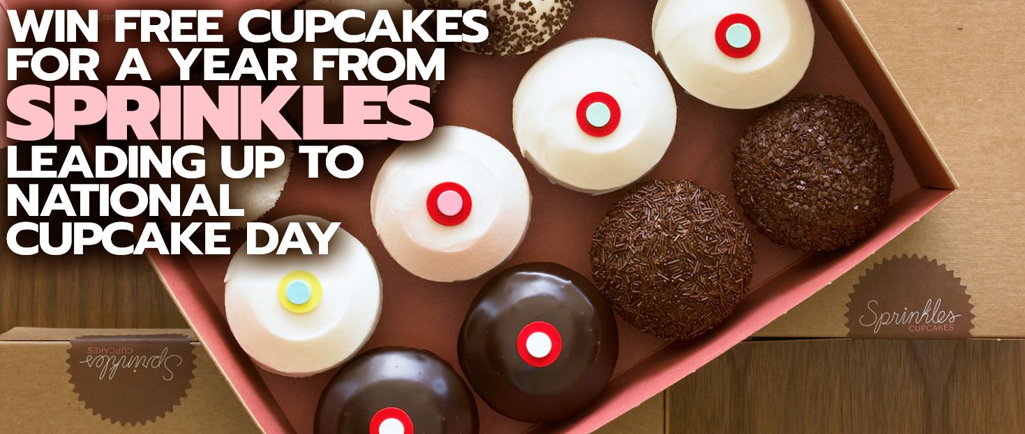 Win Free Cupcakes For A Year From SPRINKLES Leading Up To National Cupcake Day
