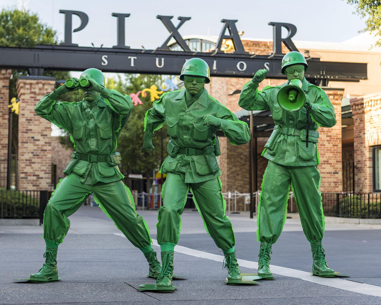 Sarge and the Green Army Men from the hit DisneyPixar "Toy Story" films will interact with guests in the new Toy Story Land 