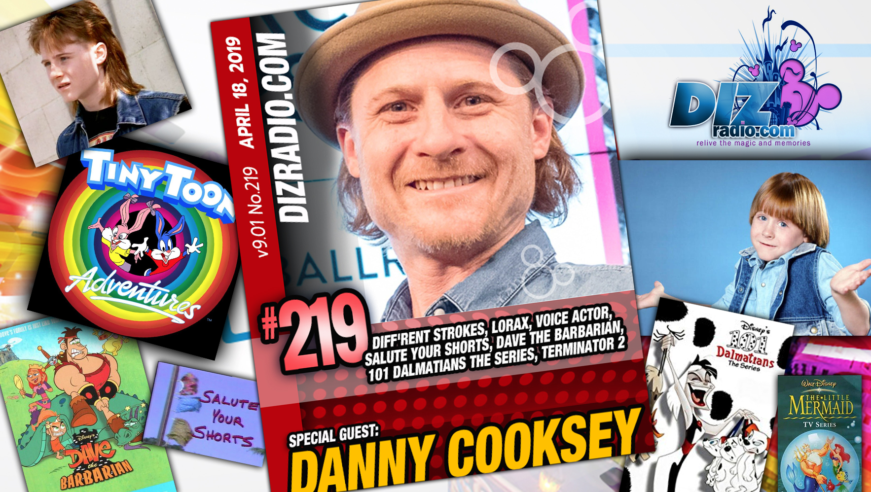 DANNY COOKSEY (Different Strokes, Dukes of Hazard, T2, Salute Your Shorts, Dave the Barbarian, Kick Buttowski, 101 Dalmatian Series, Tiny Toon Adventures, Ren & Stimpy, Little Mermaid, Musician and more)