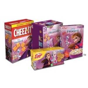 For a limited time, bring even more magic to the table with Disney’s “Frozen 2”-themed Eggo® Waffles, Cheez-It® Crackers, Keebler® Graham Snacks and Kellogg’s® cereal.