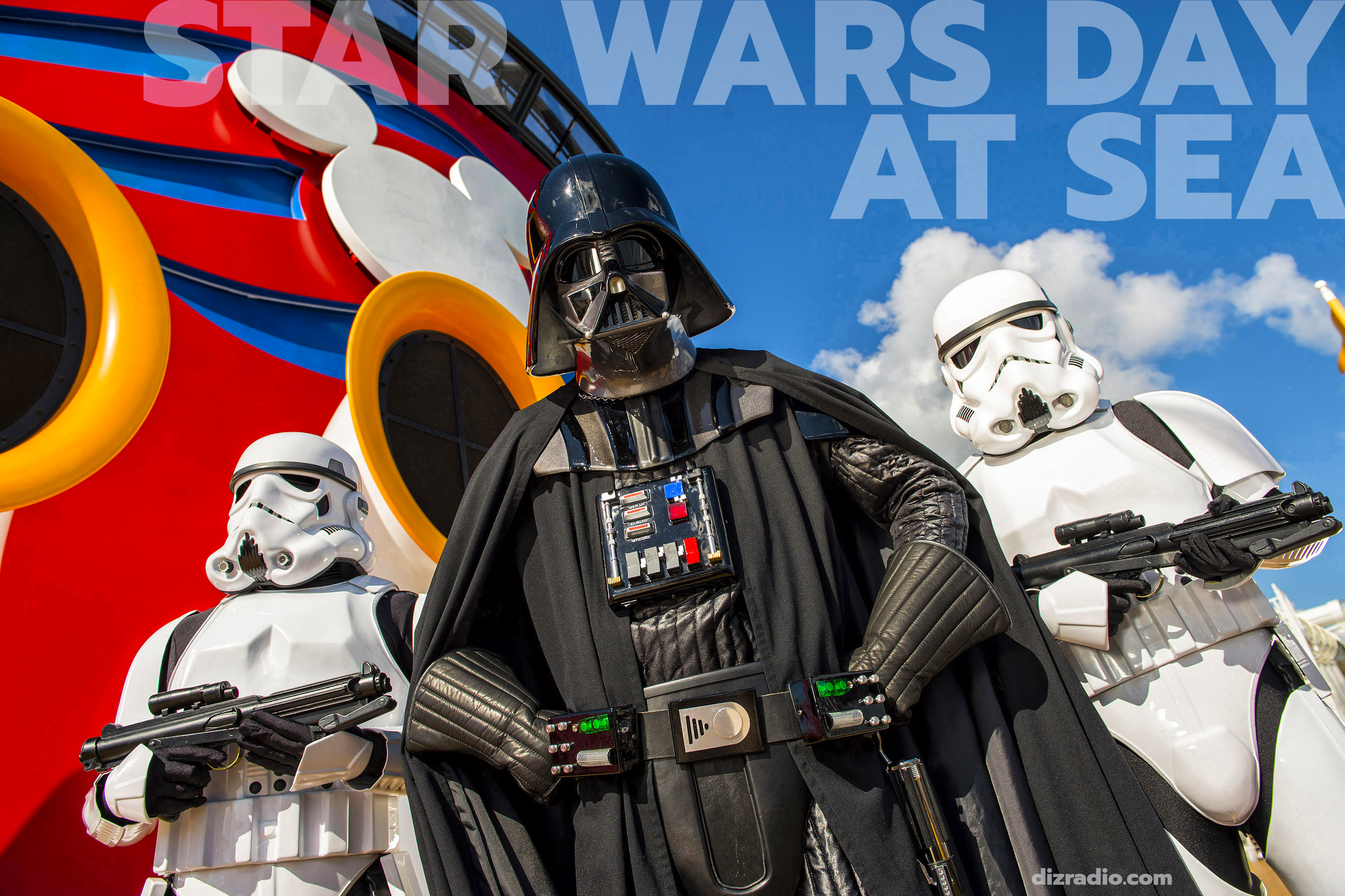 Disney Cruise Line guests can experience the legendary adventures and iconic characters from the Star Wars saga aboard a Disney Cruise Line ship in a day-long celebration: Star Wars Day at Sea. The event combines the power of the Force, the magic of Disney and the excitement of cruising for an out-of-this-galaxy experience unlike any other. (Matt Stroshane, photographer)