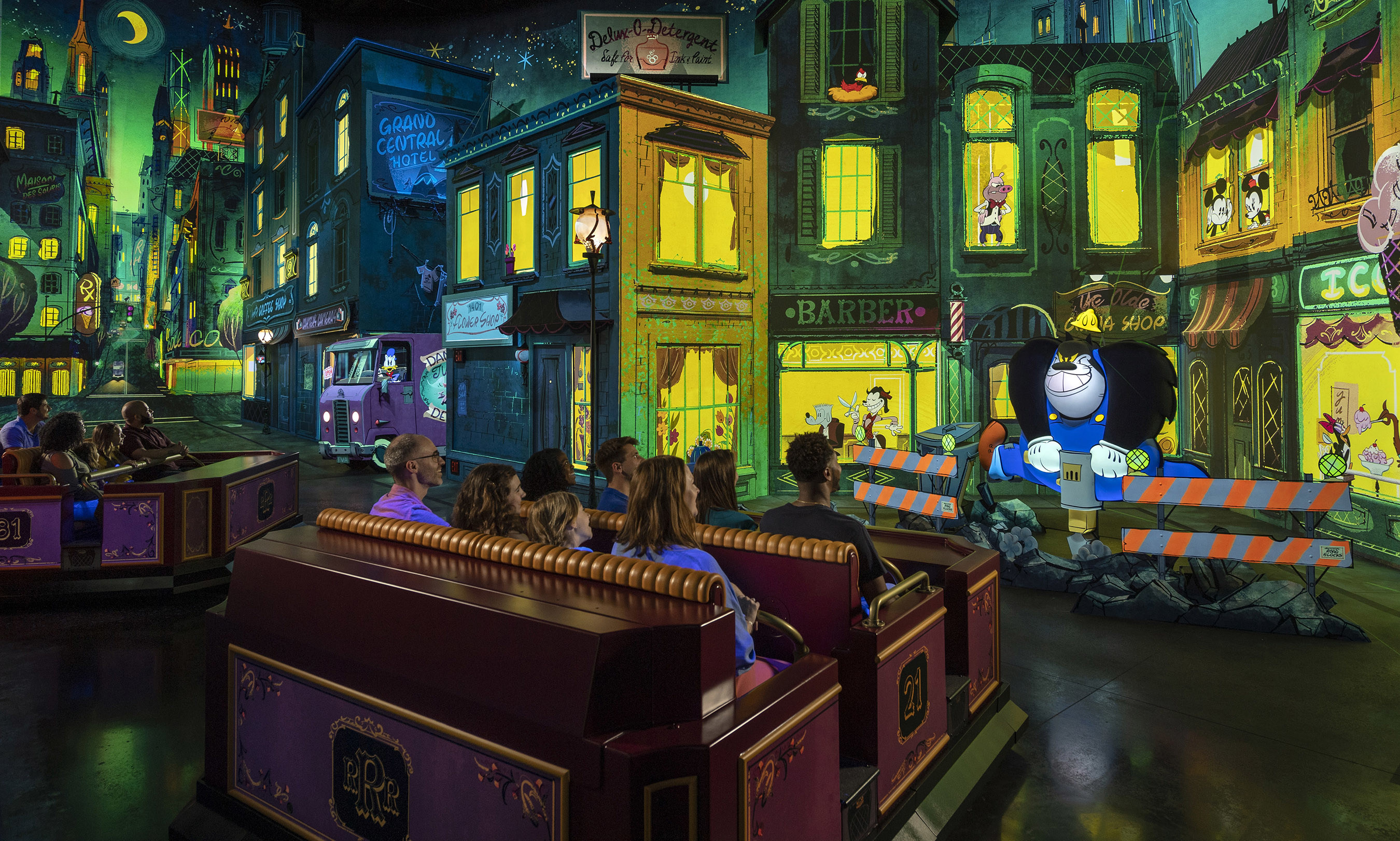 Panasonic Creates Immersive Cartoon World with First Ever Disney Ride-Through Attraction Featuring Mickey Mouse and Friends