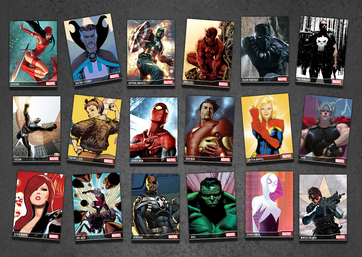 Captain America, Iron Man, Spider-Man, Jessica Jones, Daredevil and more are now available as limited-edition digital stickers, GIFs and cards.