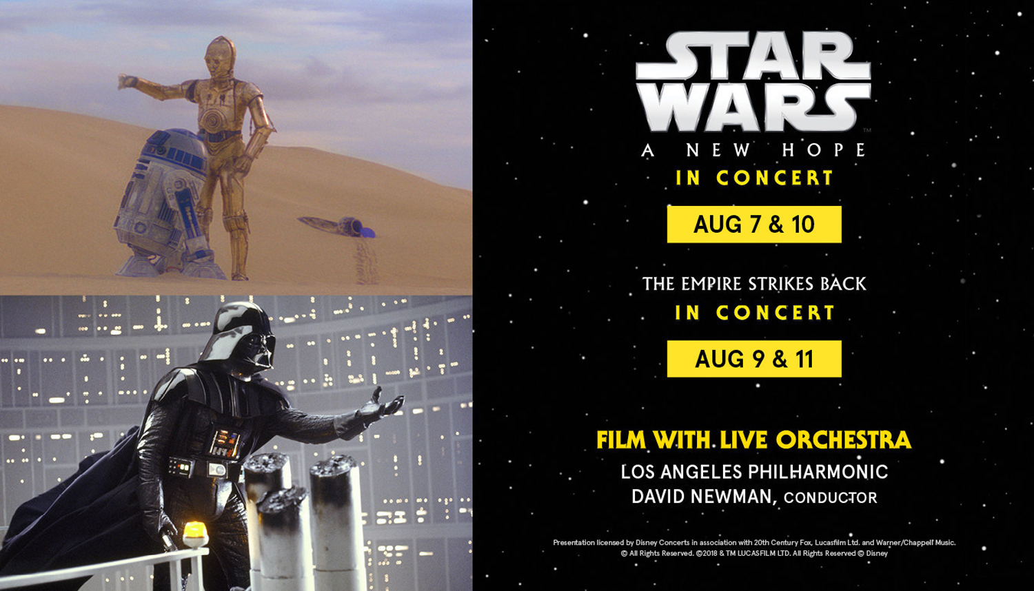 Disney Concerts' Star Wars Film Concert Series To Feature Iconic Scores Performed Live To Film